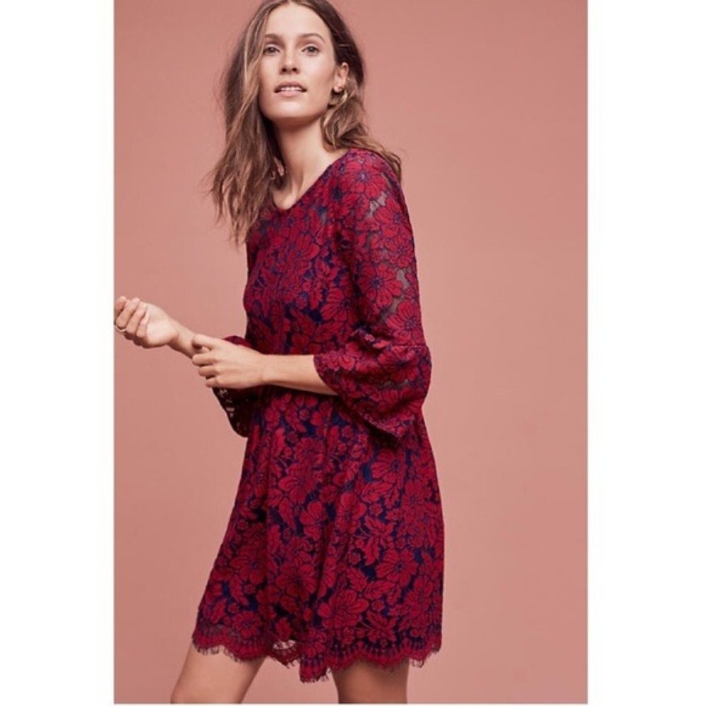 Anthropologie Tava Lace Swing Dress Tracy Reese 4
